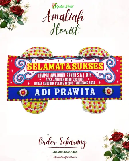 Papan Bunga Ucapan Selamat Sawaran Lor